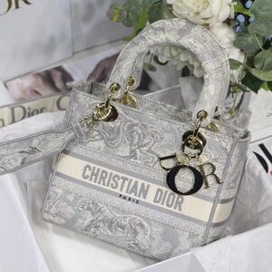Dior Lady D-Lite Bag Embroidered